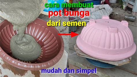 10 Cara Membuat Pot Kreatif dari Semen dengan Mudah